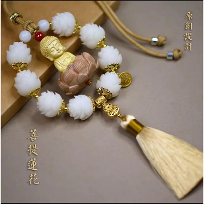 Khánh treo xe ô tô Liên Hoa Phật - Vạn Dặm Bình An