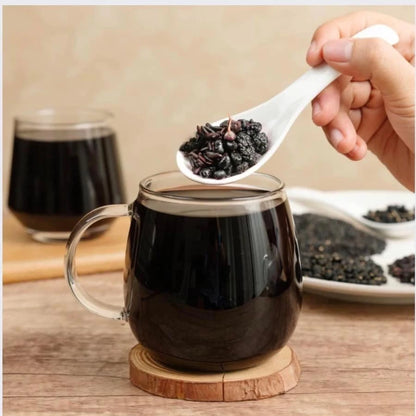 Trà Ngũ Hắc Thảo Mộc Thiên Nhiên - Hỗ trợ mọc tóc nhanh, giảm rụng tóc, đen tóc tự nhiên, Hộp 30 Gói