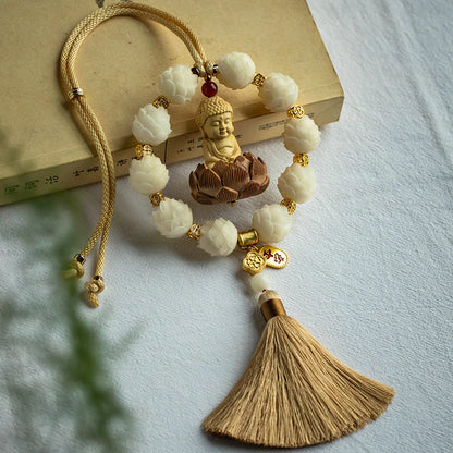 Khánh treo xe ô tô Liên Hoa Phật - Vạn Dặm Bình An