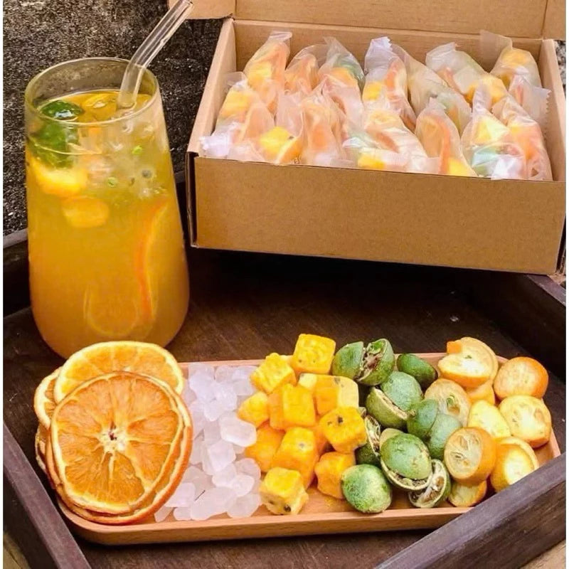 TRÀ CHANH DÂY KIM QUẤT DETOX - Hỗ trợ dưỡng da trắng sáng, thanh nhiệt, tăng cường đề kháng