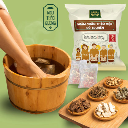 Gói Ngâm Chân Thảo Mộc 24 Vị | Giảm Tê Bì, Mất Ngủ, Đau Nhức | Thư Giãn, Ngủ Ngon Tốt