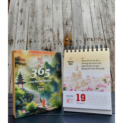 Lịch Kinh Pháp Cú 2026 - In Màu Cao Cấp - HT. Thích Minh Châu