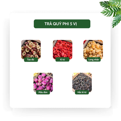 TRÀ QUÝ PHI - CHỐNG LÃO HÓA, ĐIỀU HÒA NỘI TIẾT TỐ, GIẢM CĂNG THẲNG ĐẸP DA