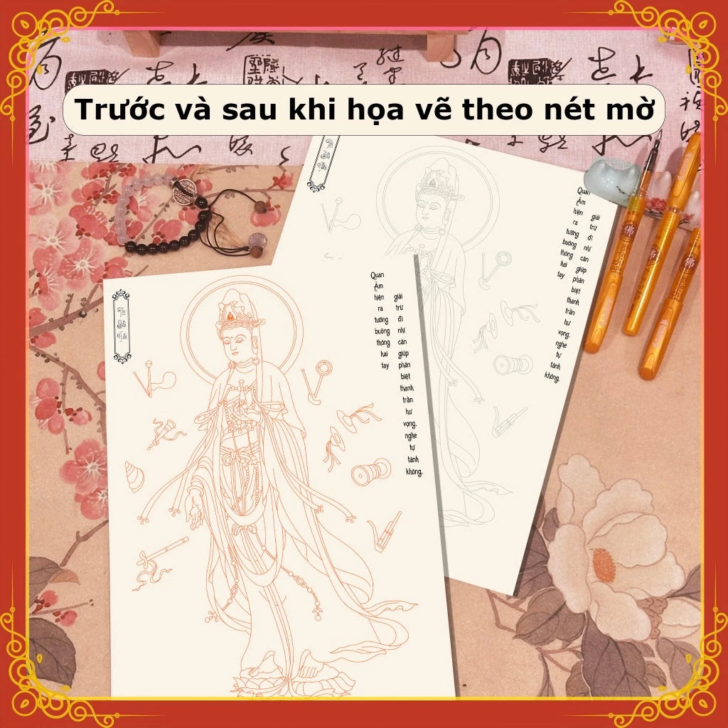 Bộ họa vẽ 84 vị Phật trong Chú Đại Bi