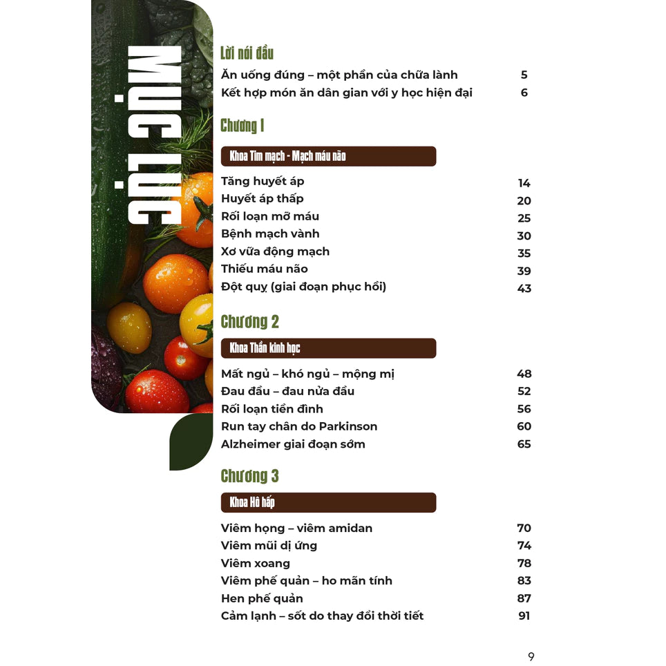 Sách Liệu Pháp Dinh Dưỡng Cho Mọi Loại Bệnh – Cẩm Nang Ăn Uống Giữ Sức Khỏe Cho Gia Đình Người Việt