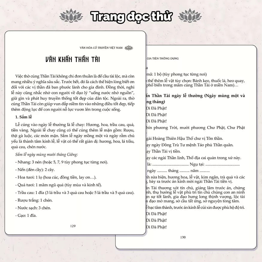 Sách- Văn Khấn Gia Tiên Thông Dụng