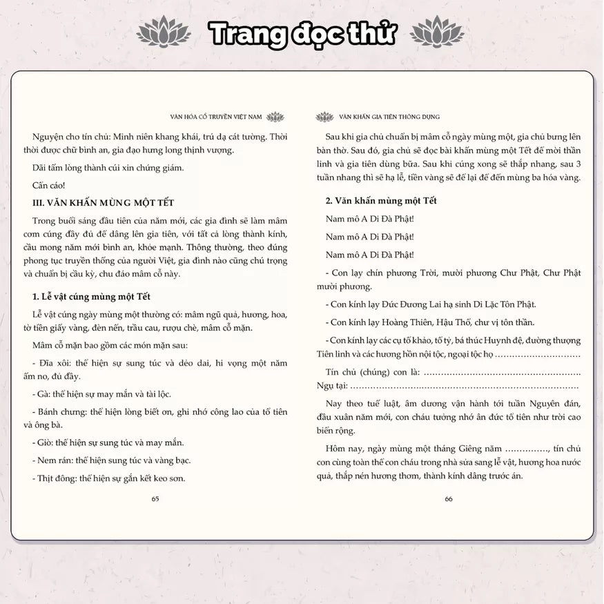 Sách- Văn Khấn Gia Tiên Thông Dụng