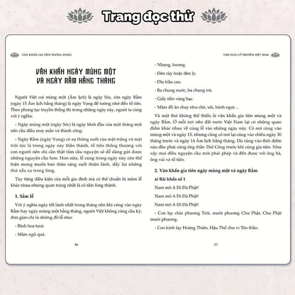 Sách- Văn Khấn Gia Tiên Thông Dụng